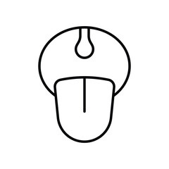 Tonsils icon. Suitable for Web Page, Mobile App, UI, UX and GUI design
