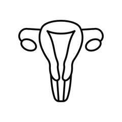 Uterus icon. Suitable for Web Page, Mobile App, UI, UX and GUI design