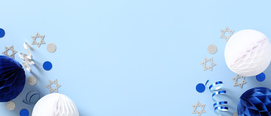 Israel Independence Day banner template