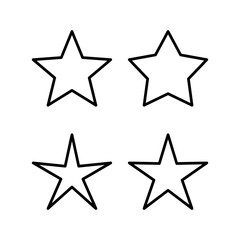 Star Icon vector illustration. rating sign and symbol. favourite star icon