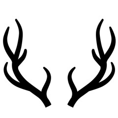 Antler  deer  illustration