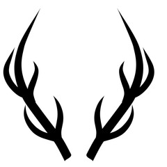 Antler  deer  illustration