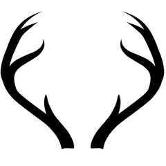 Antler  deer  illustration