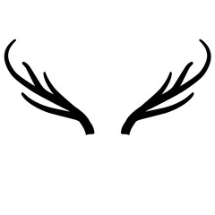 Antler  deer  illustration