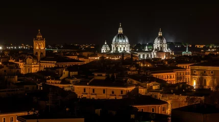 Deurstickers Rome at Night © Emojibb.Family