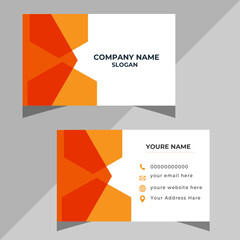 Obraz na płótnie Canvas Corporate business flyer template design set with blue, orange, red and yellow colour modern template and modern design, perfect for creative professional 