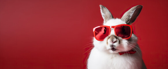 Canadian Hare: Celebrating Victoria and Canada Day with Style.  Generative AI.