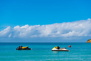 summer vacation jetski. summer vacation jetski at seascape. summer vacation jetski at seaside....