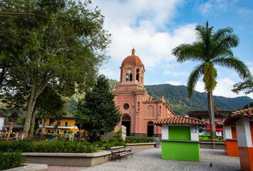 Pueblorrico, Antioquia - Colombia - April 05, 2023. Municipality of Colombia, located in the Southwestern subregion of the department