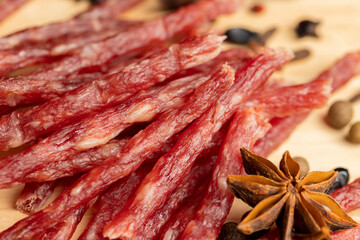 Homemade beef jerky for long-term storage