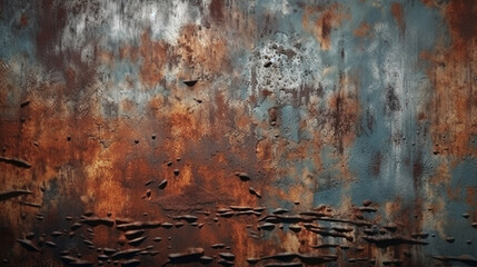 Grunge golden texture for background. Element of design.generative ai