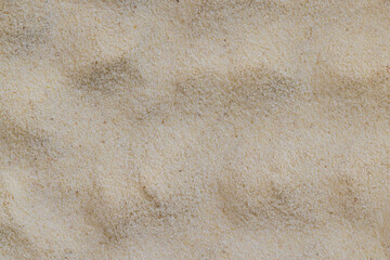 Scattered semolina on the kitchen table
