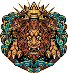 The king lions esport mascot