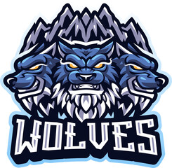 Wolf esport mascot © Logitex