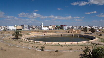 Obraz premium One of the Aghlabid Basins in Kairouan, Tunisia