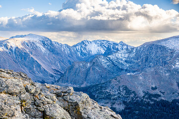 Fototapeta na wymiar Mountains of Rocky Mountain National Park