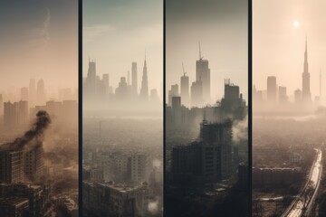 Polluted cityscape: capturing the environmental crisis in urban areas