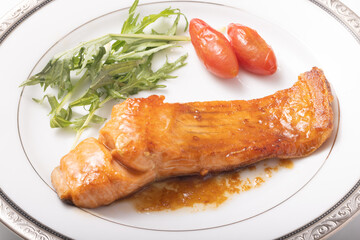 銀鮭のムニエル