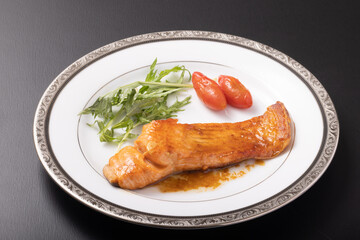 銀鮭のムニエル