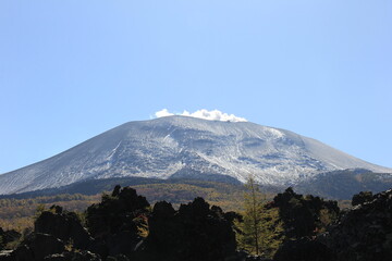 Fototapeta premium 「浅間山」/北東方向から見た風景