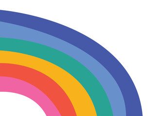 Rainbow lines colorful abstract background	