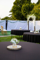 wedding arch decorations gazebo flowers floral marriage ceremony green black summer spring fall reception archway celebration event love married couple family