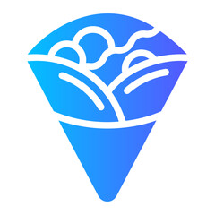 crepe gradient icon