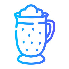 hot chocolate gradient icon