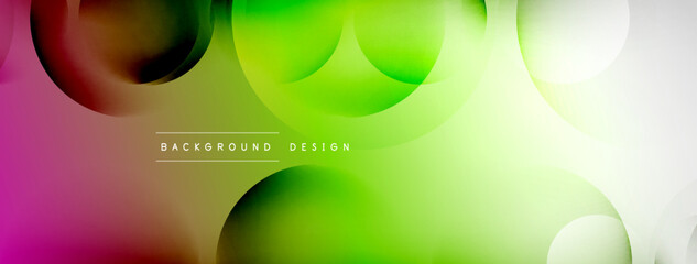 Abstract background - geometric composition created with lights and shadows. Technology or business digital template