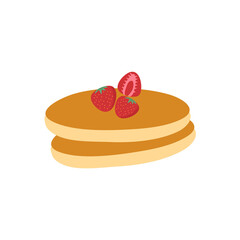 flat chandeleur illustration