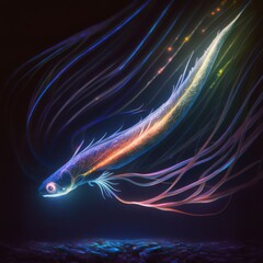 Dream Fish deep underwater