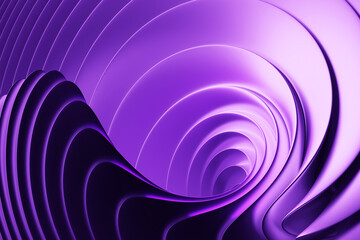 Obraz premium Purple stripes, patterns. Modern striped backgrounds. Lines of variable thickness. 3D illustration