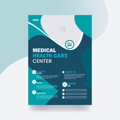 Corporate Medical Hospital Business Flyer Health Care Banner Design Cover Template