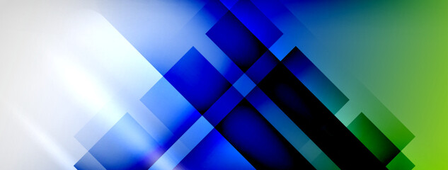 Obraz premium Abstract lines geometric techno background layout