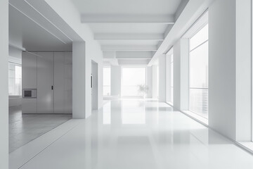 Fototapeta premium Beautiful modern luxury interiors