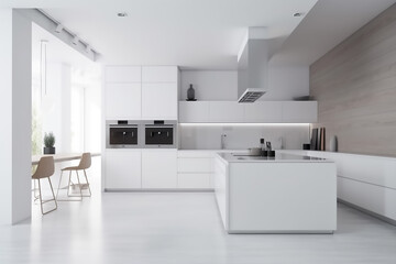 Fototapeta premium Beautiful modern luxury interiors