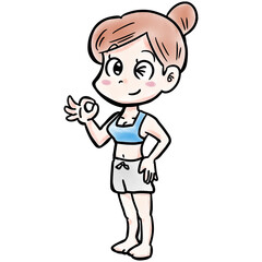 ダイエットに成功した女性