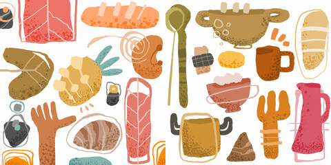 abstract doodles for decoration