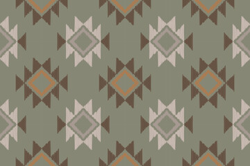 Ethnic design border. Traditional ethnic patterns vectors It is a pattern geometric shapes. Create beautiful fabric patterns. Design for print. Using in the fashion industry.