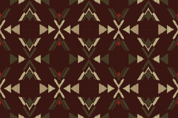 Ethnic design border. It is a pattern geometric shapes. Create beautiful fabric patterns. Design for print. Using in the fashion industry.
