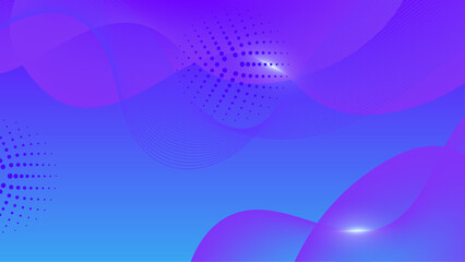 Geometric blue purple shapes abstract modern technology background design. Vector abstract graphic presentation design banner pattern wallpaper background web template.