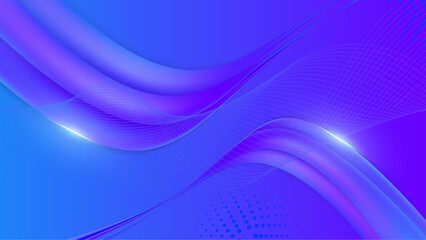 Vector blue purple abstract geometric shapes background
