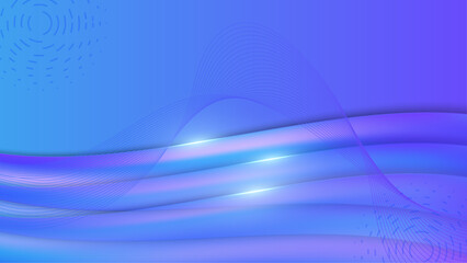 Abstract blue purple geometric wave background