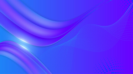 Modern blue purple abstract presentation background with stripes lines