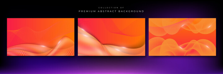 Geometric red purple shapes abstract modern technology background design. Vector abstract graphic presentation design banner pattern wallpaper background web template.