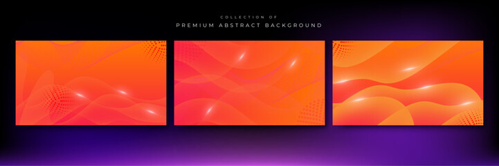 Vector red gradient abstract background