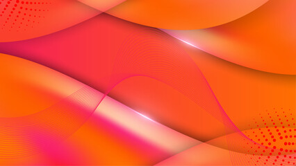Abstract red geometric wave background