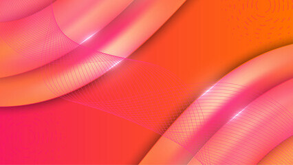 Vector red gradient abstract background