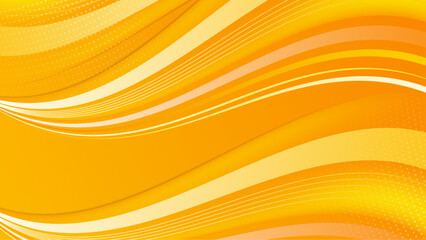 Abstract orange yellow geometric shapes vector technology background, for design brochure, website, flyer. Geometric 3d shapes wallpaper for poster, certificate, presentation, landing page