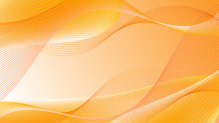 Vector orange yellow abstract geometric shapes background